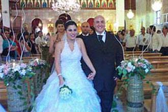 صورة لحفل زواج لبنانية من جندي في اليونيفيل  