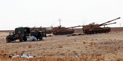  سوريا ينشرون لقطات لتدمير آليات تركية