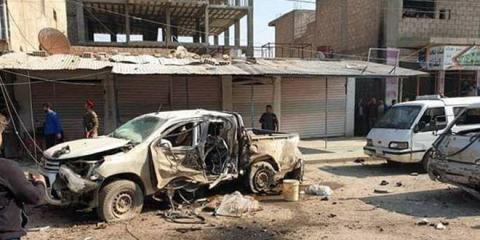  4 مدنيين بانفجار دراجة نارية مفخخة في حي الصالحية بمدينة الحسكة
