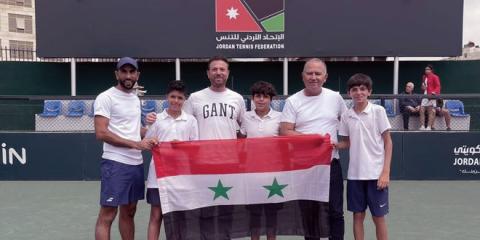 منتخب سوريا للأشبال بكرة المضرب يتوّج بلقب بطولة غرب آسيا