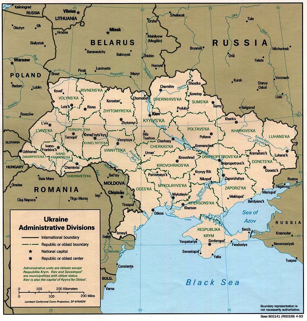 ukraine Map