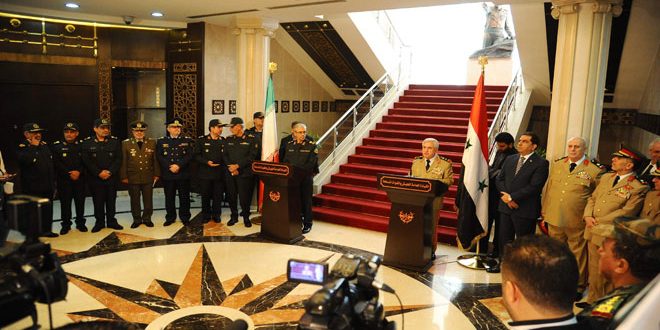 العماد أيوب في مؤتمر صحفي مع نظيره الإيراني: المشروع الإرهابي التكفيري إلى زوال ودور محور المقاومة سيتعزز وتزداد قدرته