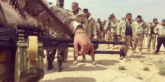 الجيش العربي السوري يدخل الحدود الادارية لدير الزور ويقطع امداد داعش بين جبل الثردة والمقابر