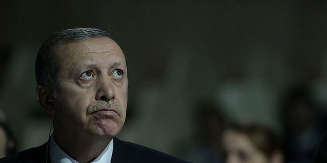 متناسياً دعمه للإرهاب ،أردوغان يدعي حرصه على وحدة سورية والعراق
