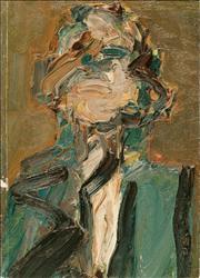 الفنان الانكليزي الألماني المولد فرانك هلمت أورباخ (مواليد 1931).